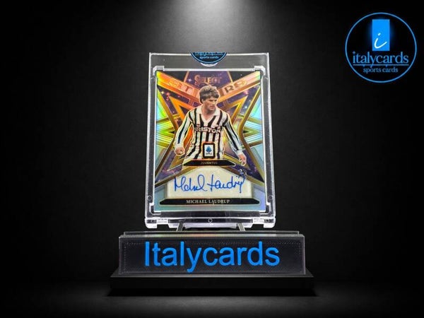 2025-26 PANINI SELECT SERIE A MICHAEL LAUDRUP AUTOGRAFO SILVER PRIZM