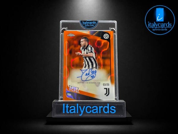 2025-26 TOPPS CHROME UCC CARLOS TEVEZ AUTOGRAFO 03/25