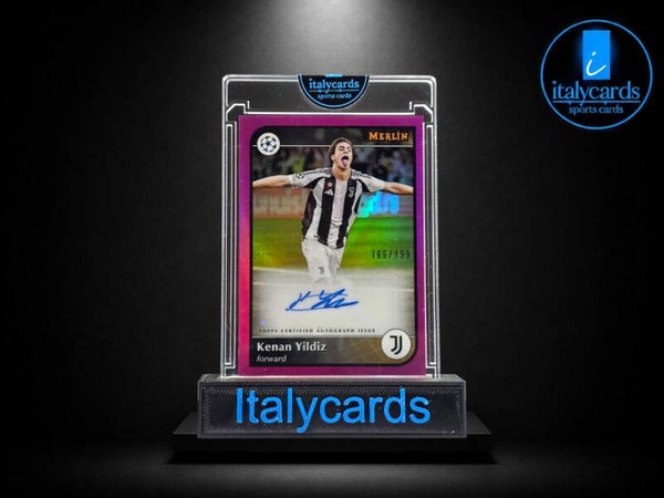 2024-25 TOPPS MERLIN UCC KENAN YILDIZ AUTOGRAFO 166/199