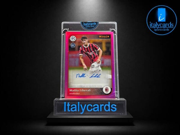 2024-25 TOPPS MERLIN UCC MATTIA LIBERALI AUTOGRAFO 197/199