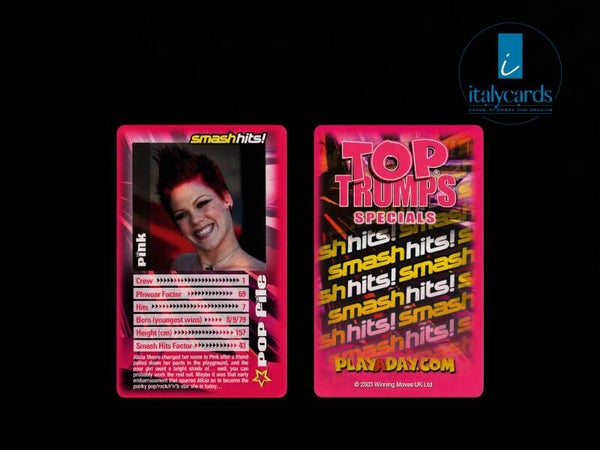 2003 TOP TRUMPS SMASH HITS PINK