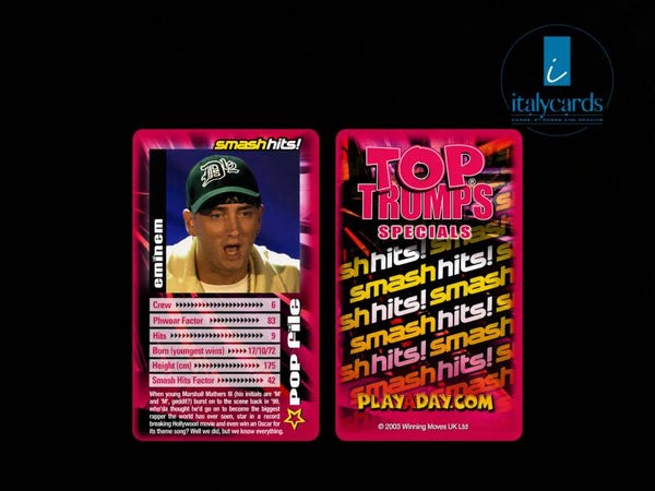 2003 TOP TRUMPS SMASH HITS EMINEM