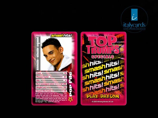 2003 TOP TRUMPS SMASH HITS KENZIE-BLAZIN' SQUAD