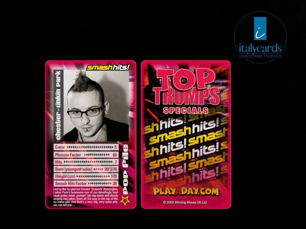 2003 TOP TRUMPS SMASH HITS CHESTER-LINKIN PARK