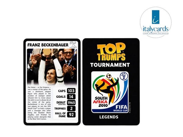 2010 TOP TRUMPS TOURNAMENT FRANZ BECKENBAUER