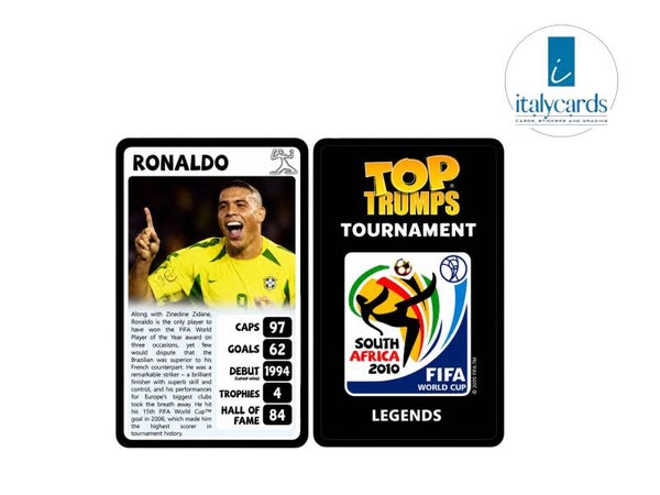 2010 TOP TRUMPS TOURNAMENT RONALDO