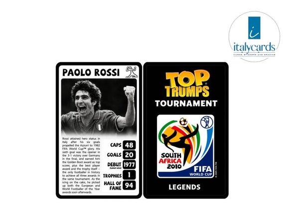 2010 TOP TRUMPS TOURNAMENT PAOLO ROSSI