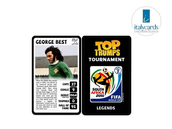 2010 TOP TRUMPS TOURNAMENT GEORGE BEST