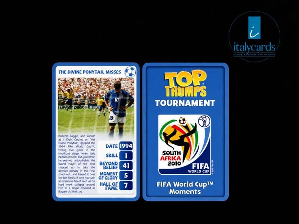 2010 TOP TRUMPS TOURNAMENT THE DIVINE PONYTAIL MISSES BAGGIO