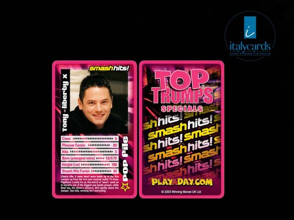 2003 TOP TRUMPS SMASH HITS LISA TONY-LIBERTY X