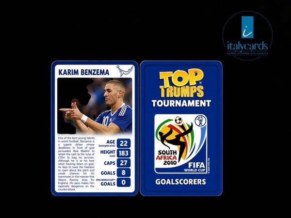 2010 TOP TRUMPS TOURNAMENT KARIM BENZEMA