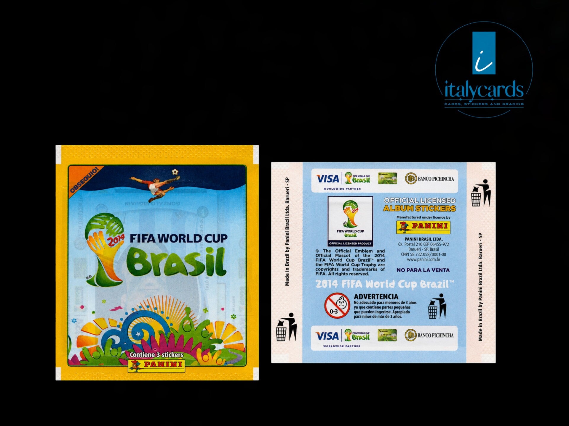 2014 PANINI BRASIL WC EDIZIONE VISA ECUADOR  BUSTINA