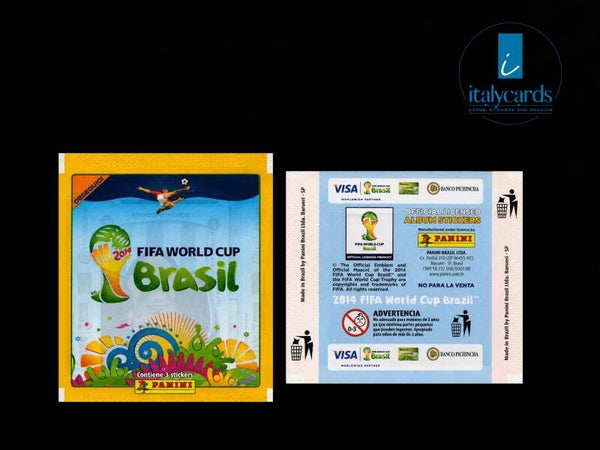 2014 PANINI BRASIL WC EDIZIONE VISA ECUADOR  BUSTINA