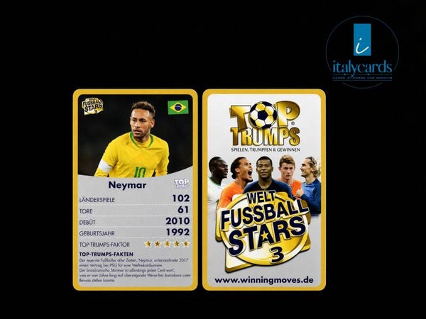 2020 TOP TRUMPS WELT FUSSBALL STARS 3 NEYMAR JR