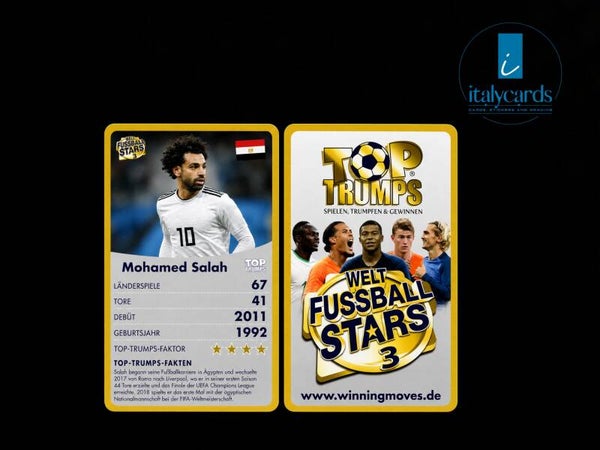 2020 TOP TRUMPS WELT FUSSBALL STARS 3 MOHAMMED SALAH