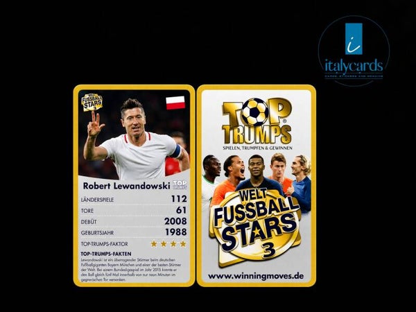 2020 TOP TRUMPS WELT FUSSBALL STARS 3 ROBERT LEWANDOWSKI
