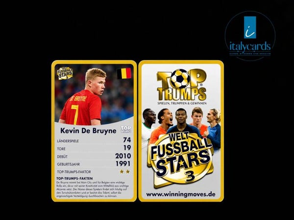 2020 TOP TRUMPS WELT FUSSBALL STARS 3 KEVIN DE BRUYNE