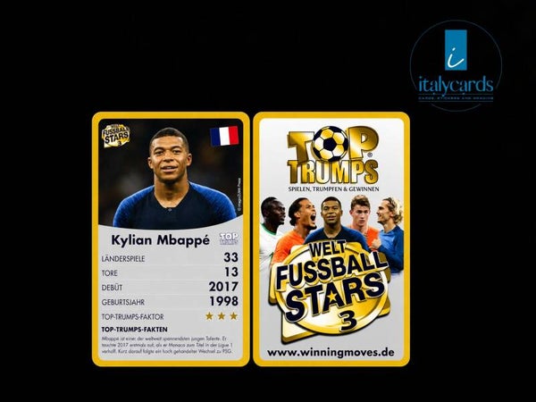 2020 TOP TRUMPS WELT FUSSBALL STARS 3 KYLIAN MBAPPE