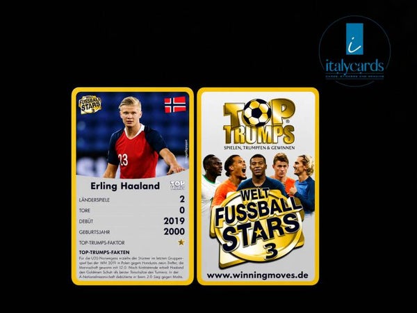 2020 TOP TRUMPS WELT FUSSBALL STARS 3 ERLING HAALAND