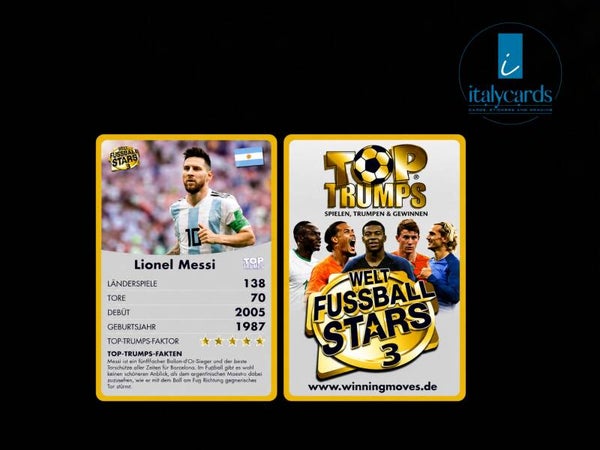 2020 TOP TRUMPS WELT FUSSBALL STARS 3 LIONEL MESSI