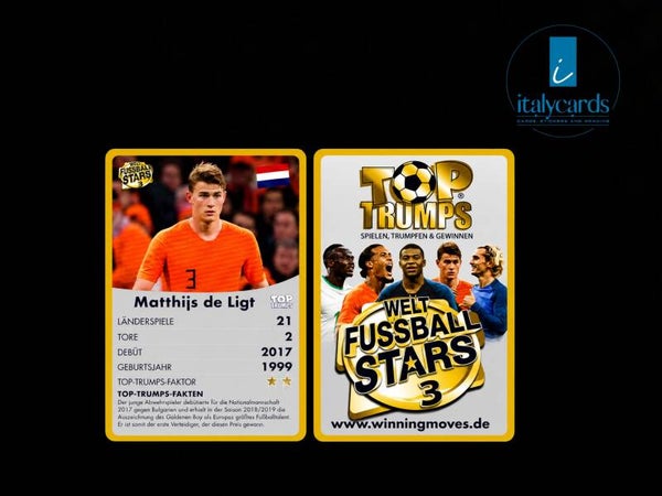 2020 TOP TRUMPS WELT FUSSBALL STARS 3 MATTHIJS DE LIGT