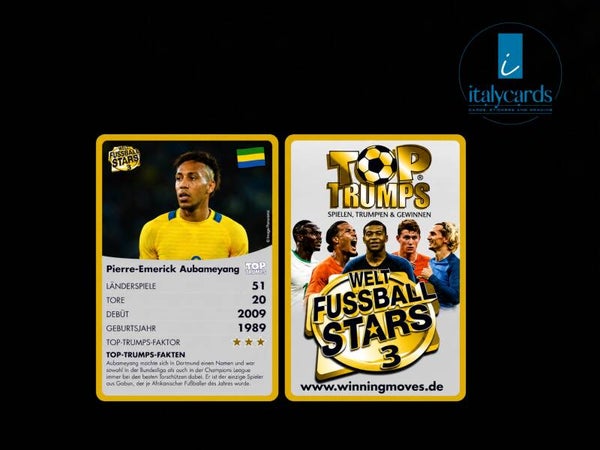 2020 TOP TRUMPS WELT FUSSBALL STARS 3 PIERRE-EMERICK AUBAMEYANG