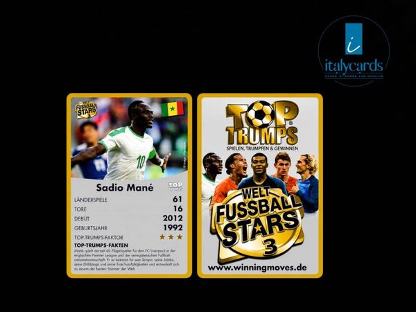 2020 TOP TRUMPS WELT FUSSBALL STARS 3 SADIO MANE'