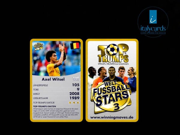 2020 TOP TRUMPS WELT FUSSBALL STARS 3 AXEL WITSEL