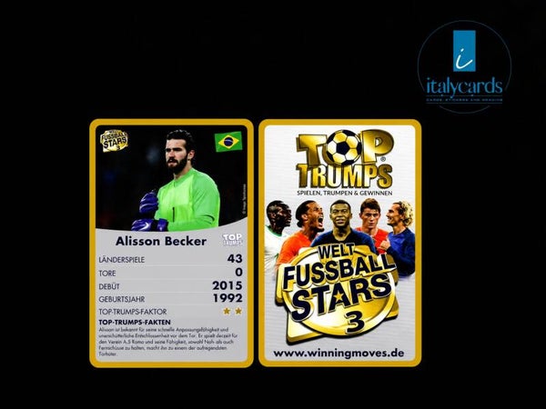 2020 TOP TRUMPS WELT FUSSBALL STARS 3 ALISSON BECKER