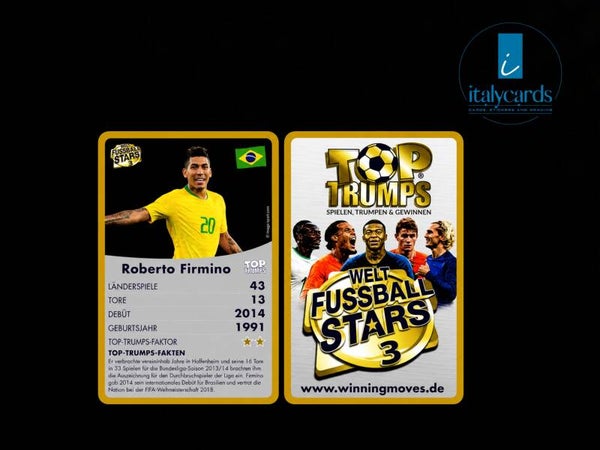 2020 TOP TRUMPS WELT FUSSBALL STARS 3 ROBERTO FIRMINO