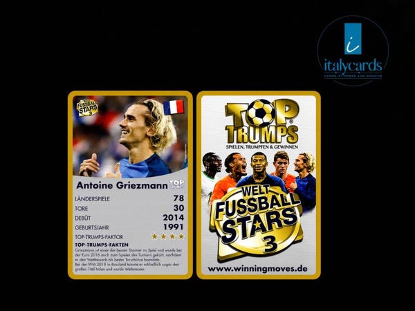 2020 TOP TRUMPS WELT FUSSBALL STARS 3 ANTOINE GRIEZMANN