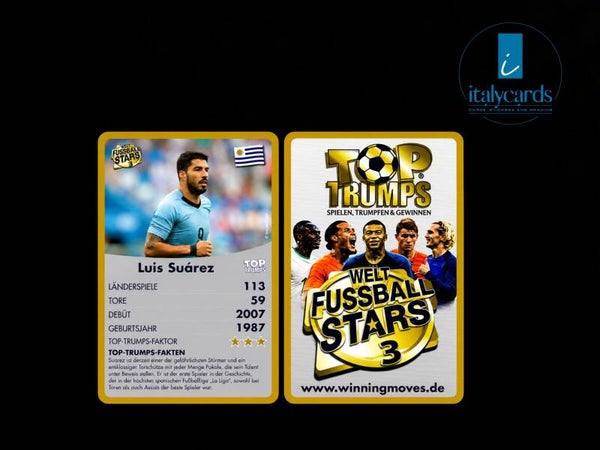 2020 TOP TRUMPS WELT FUSSBALL STARS 3 LUIS SUAREZ