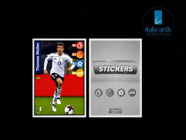 2018 PANINI FOOTBALL SUPERSTAR KELLOGG'S THOMAS MULLER