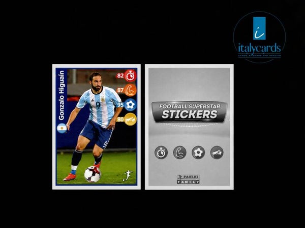 2018 PANINI FOOTBALL SUPERSTAR KELLOGG'S GONZALO HIGUAIN