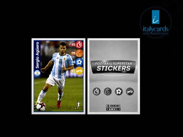 2018 PANINI FOOTBALL SUPERSTAR KELLOGG'S SERGIO AGUERO