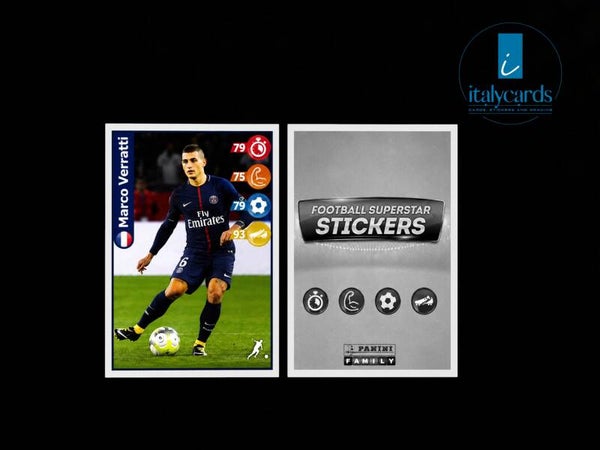 2018 PANINI FOOTBALL SUPERSTAR KELLOGG'S MARCO VERRATTI