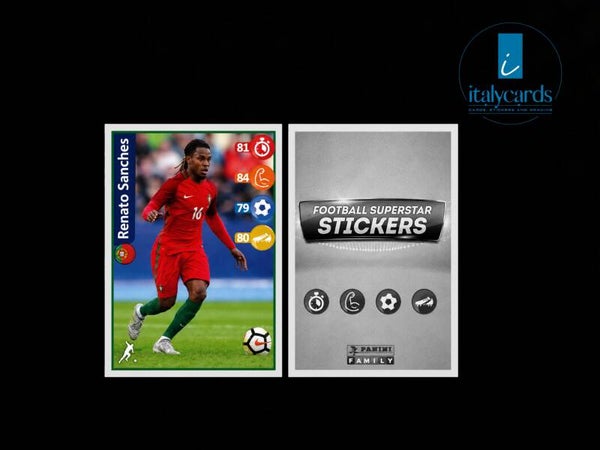 2018 PANINI FOOTBALL SUPERSTAR KELLOGG'S RENATO SANCHES