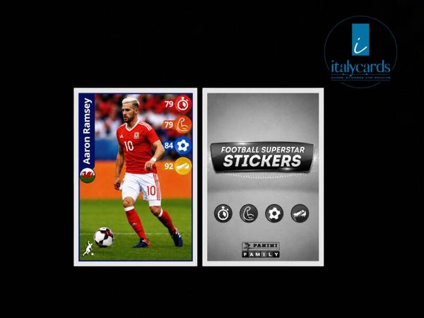 2018 PANINI FOOTBALL SUPERSTAR KELLOGG'S AARON RAMSEY