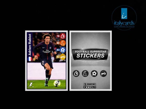2018 PANINI FOOTBALL SUPERSTAR KELLOGG'S ADRIEN RABIOT