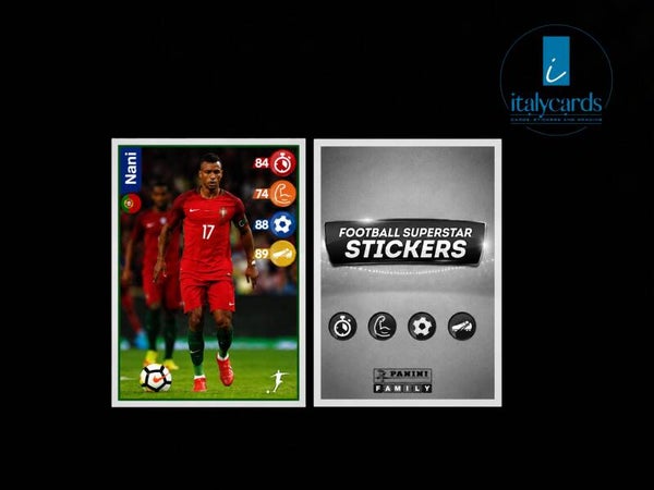 2018 PANINI FOOTBALL SUPERSTAR KELLOGG'S NANI
