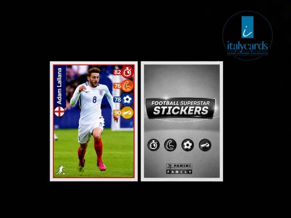 2018 PANINI FOOTBALL SUPERSTAR KELLOGG'S ADAM LALLANA