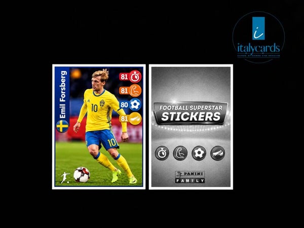 2018 PANINI FOOTBALL SUPERSTAR KELLOGG'S EMIL FORSBERG