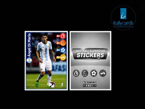 2018 PANINI FOOTBALL SUPERSTAR KELLOGG'S ANGEL DI MARIA
