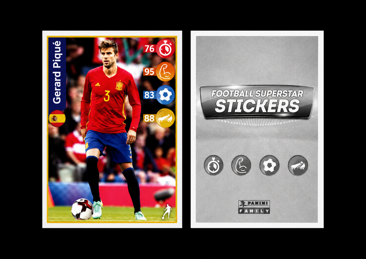 2018 PANINI FOOTBALL SUPERSTAR KELLOGG'S GERARD PIQUE'