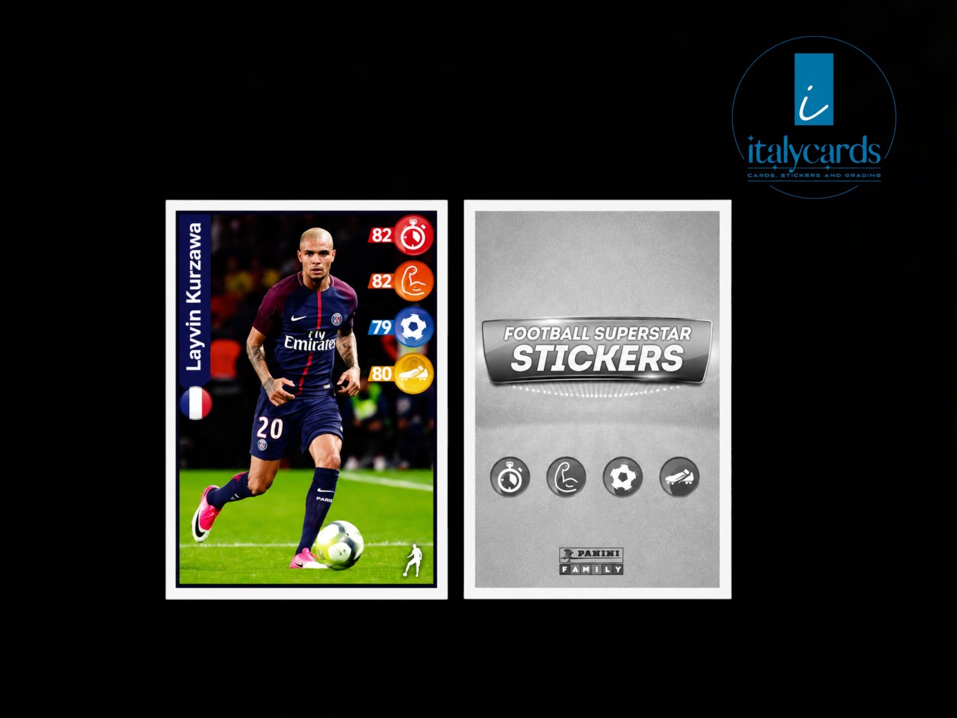2018 PANINI FOOTBALL SUPERSTAR KELLOGG'S LAYVIN KURZAWA