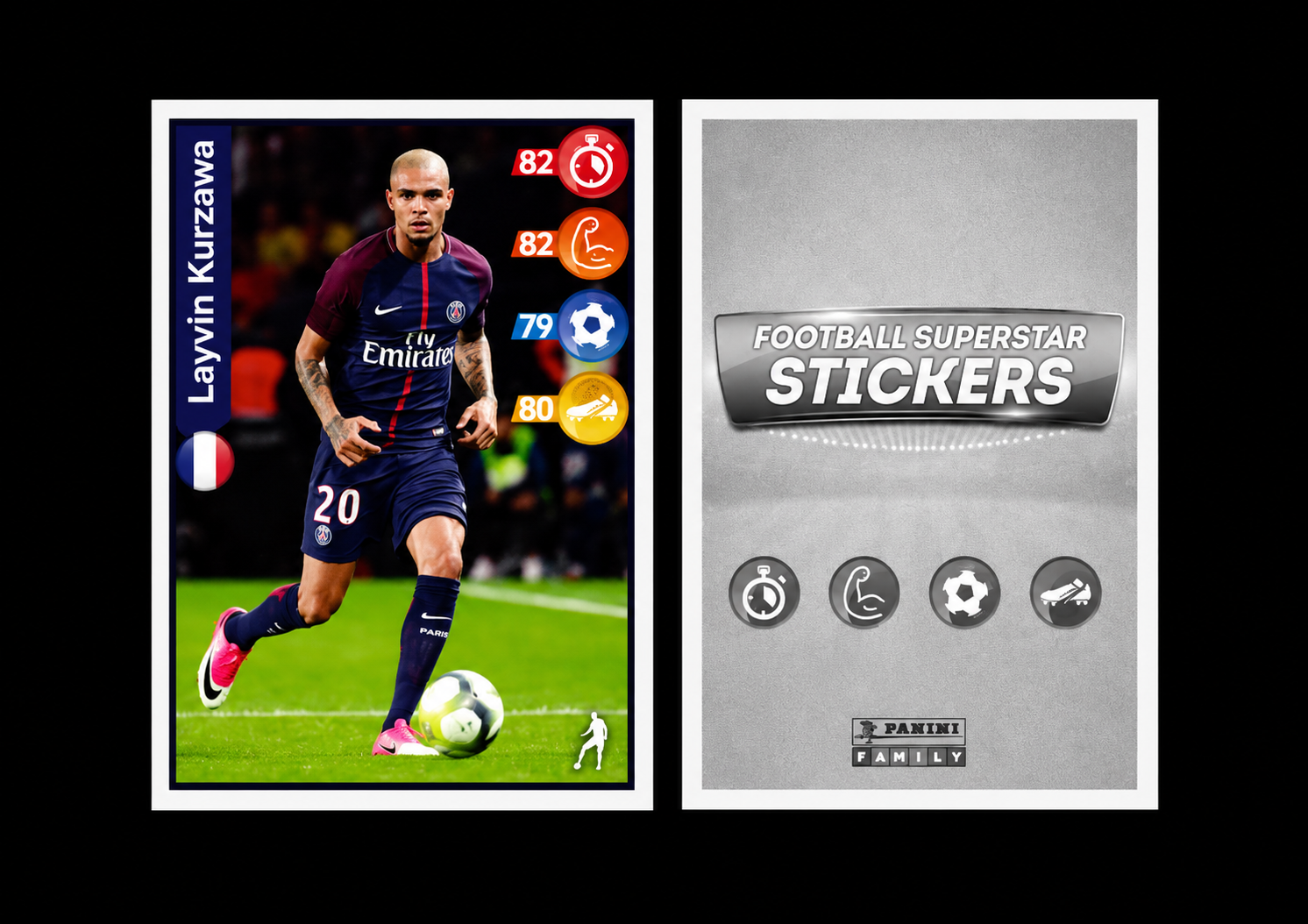 2018 PANINI FOOTBALL SUPERSTAR KELLOGG'S LAYVIN KURZAWA