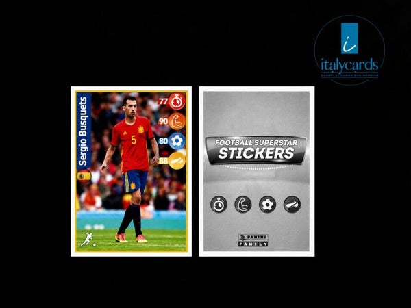 2018 PANINI FOOTBALL SUPERSTAR KELLOGG'S SERGIO BUSQUETS