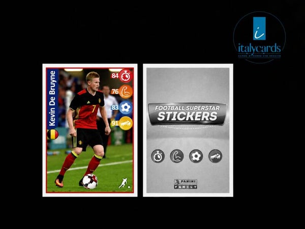 2018 PANINI FOOTBALL SUPERSTAR KELLOGG'S KEVIN DE BRUYNE