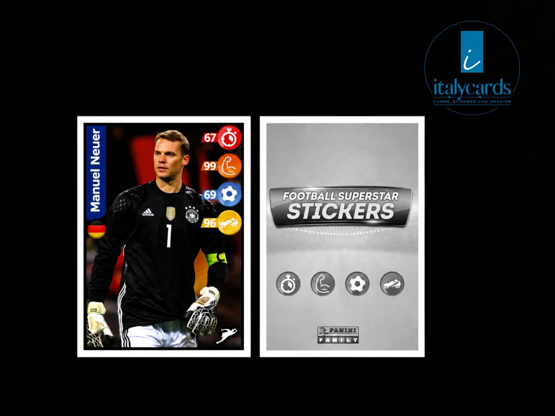 2018 PANINI FOOTBALL SUPERSTAR KELLOGG'S MANUEL NEUER