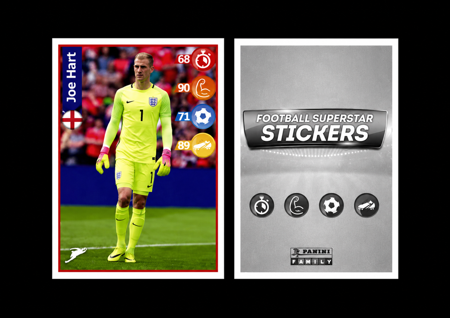 2018 PANINI FOOTBALL SUPERSTAR KELLOGG'S JOE HART